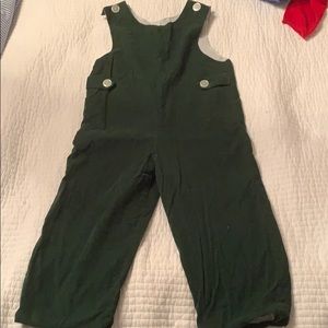 Green corduroy longall